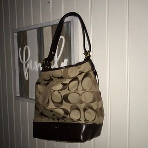 AUTHENTIC Coach Brown Hobo handbag sale PERFECT❣️